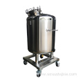 Stainless steel material transfer tank
